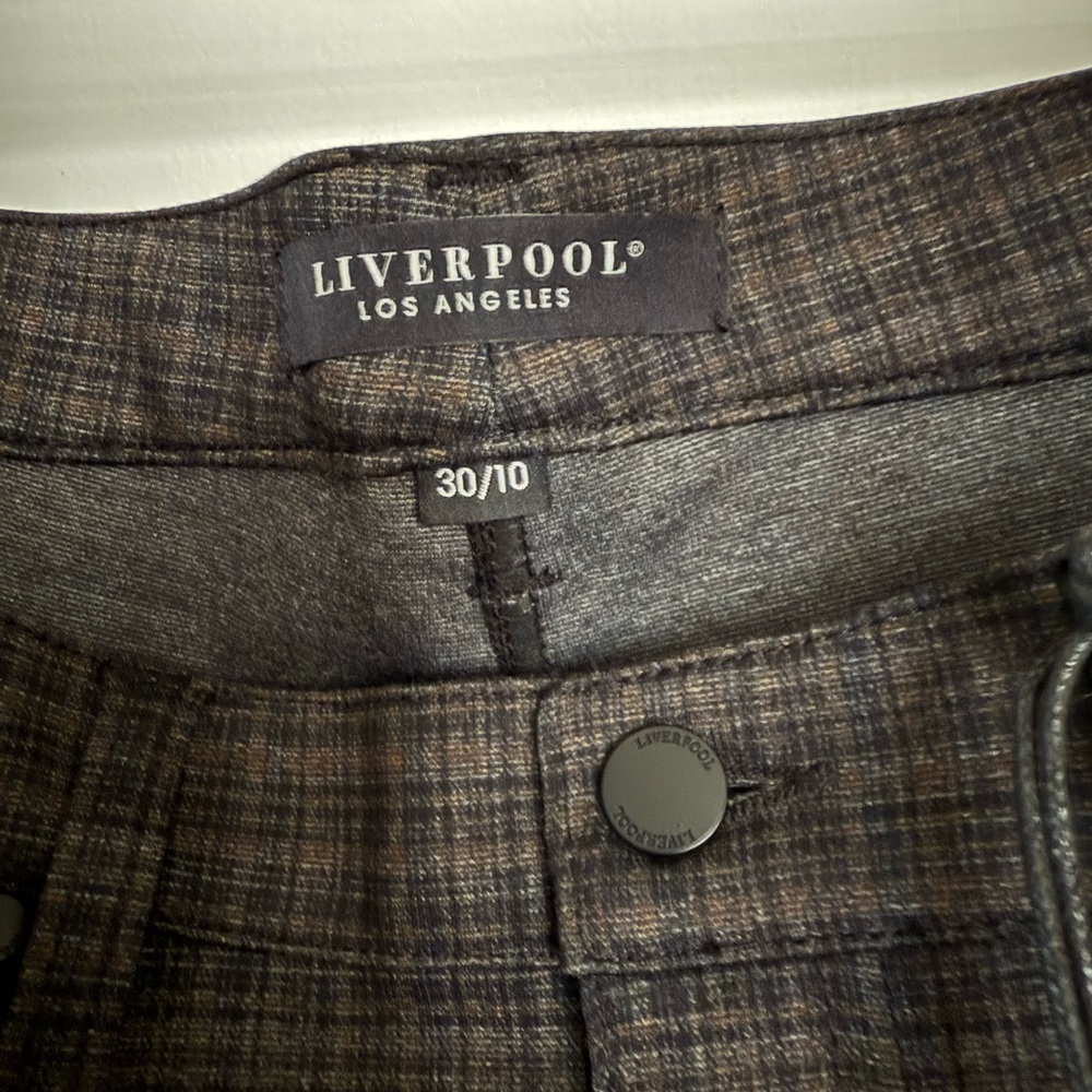 Liverpool Black and Brown Skinny Pants/Jeans